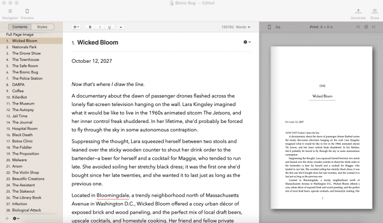 vellum formatting capabilities